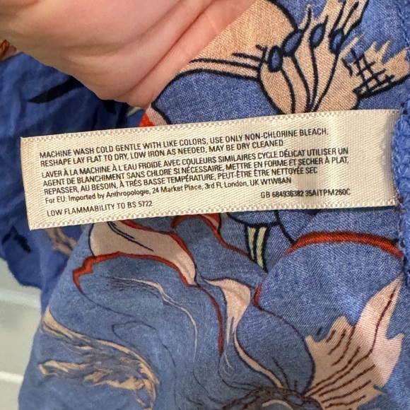 Anthropologie Lilka M Stripe/Floral Dress - Picture 4 of 8